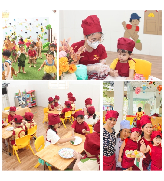 trường mầm non ong vàng